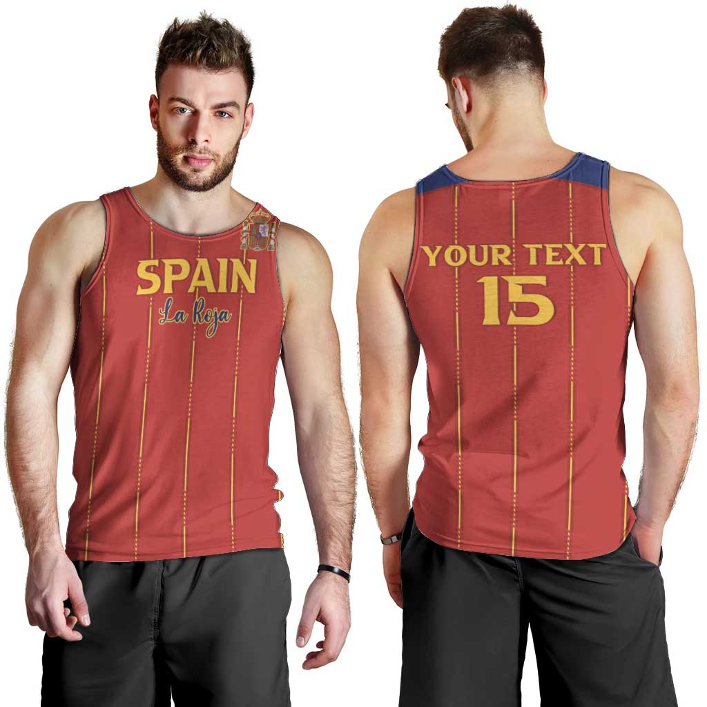 Custom Spain Football 2026 Men Tank Top Go Champions La Roja - Wonder Print Shop