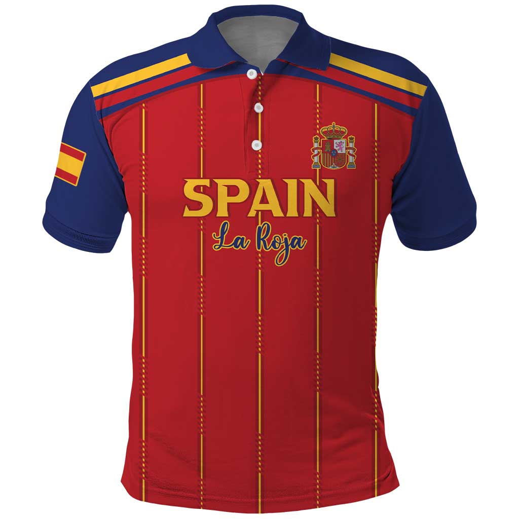 Custom Spain Football 2026 Polo Shirt Go Champions La Roja - Wonder Print Shop
