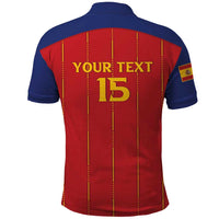 Custom Spain Football 2026 Polo Shirt Go Champions La Roja - Wonder Print Shop