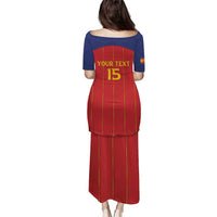 Custom Spain Football 2026 Puletasi Go Champions La Roja - Wonder Print Shop