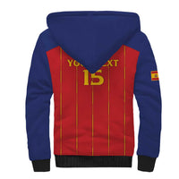 Custom Spain Football 2026 Sherpa Hoodie Go Champions La Roja - Wonder Print Shop