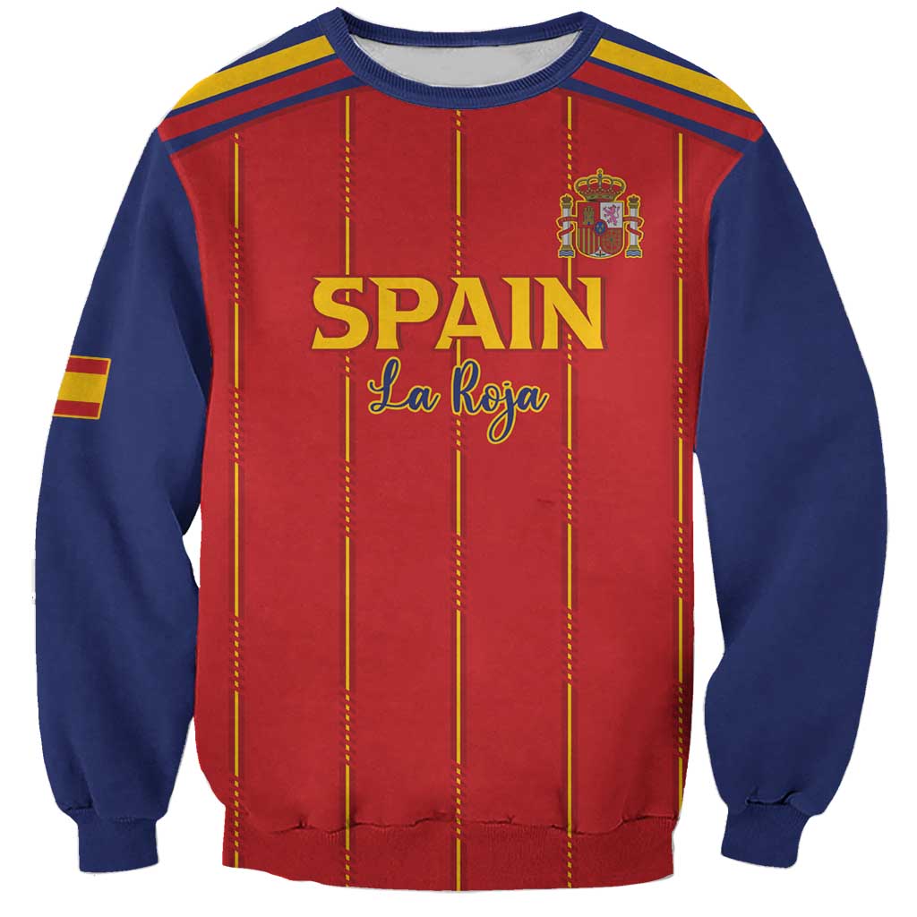 Custom Spain Football 2026 Sweatshirt Go Champions La Roja - Wonder Print Shop