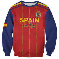 Custom Spain Football 2026 Sweatshirt Go Champions La Roja - Wonder Print Shop
