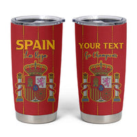 Custom Spain Football 2026 Tumbler Cup Go Champions La Roja - Wonder Print Shop