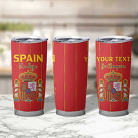 Custom Spain Football 2026 Tumbler Cup Go Champions La Roja - Wonder Print Shop