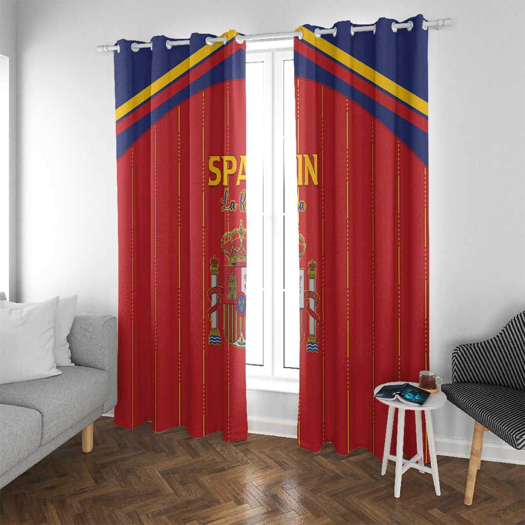 Spain Football 2026 Window Curtain Go Champions La Roja - Wonder Print Shop