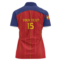 Custom Spain Football 2026 Women Polo Shirt Go Champions La Roja - Wonder Print Shop