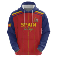 Custom Spain Football 2026 Zip Hoodie Go Champions La Roja - Wonder Print Shop