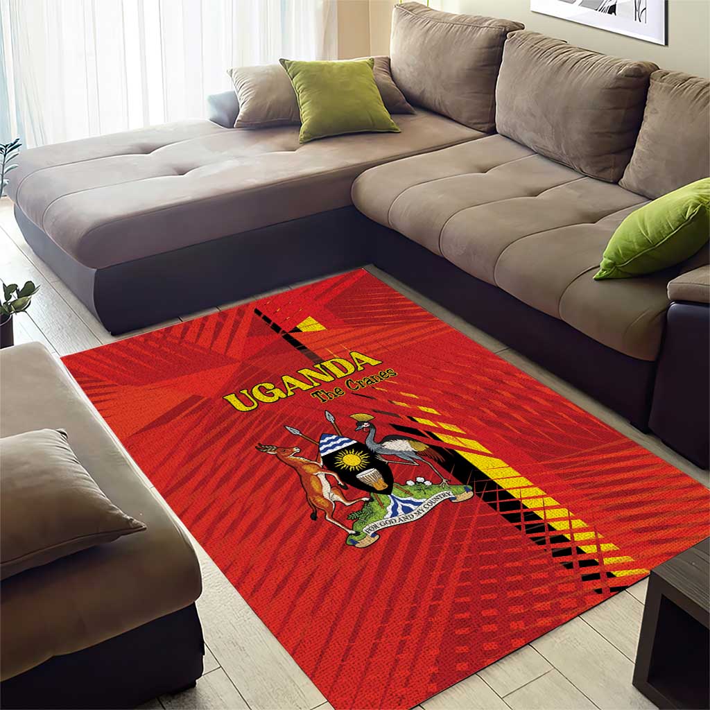 Uganda Football Area Rug Go Champions Cranes - Wonder Print Shop