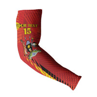 Custom Uganda Football Arm Sleeves Go Champions Cranes - Wonder Print Shop