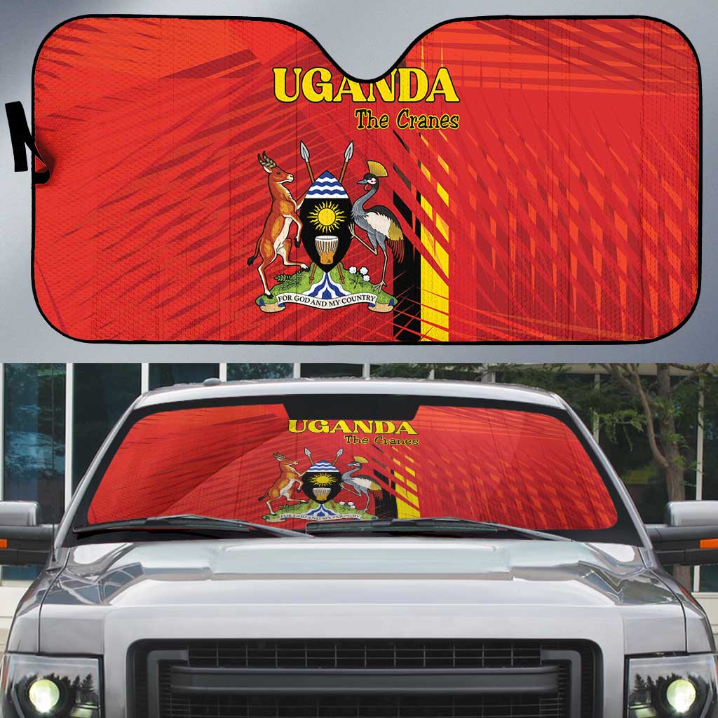 Uganda Football Auto Sun Shade Go Champions Cranes - Wonder Print Shop