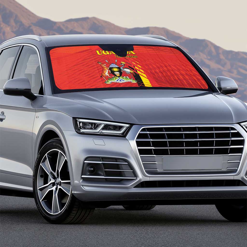 Uganda Football Auto Sun Shade Go Champions Cranes - Wonder Print Shop