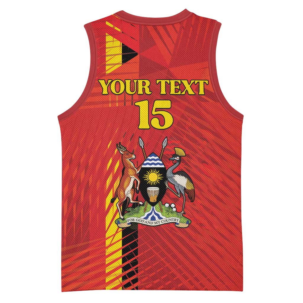 Custom Uganda Football Basketball Jersey Go Champions Cranes - Wonder Print Shop