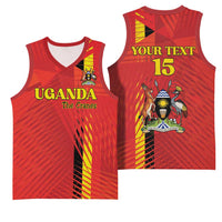 Custom Uganda Football Basketball Jersey Go Champions Cranes - Wonder Print Shop