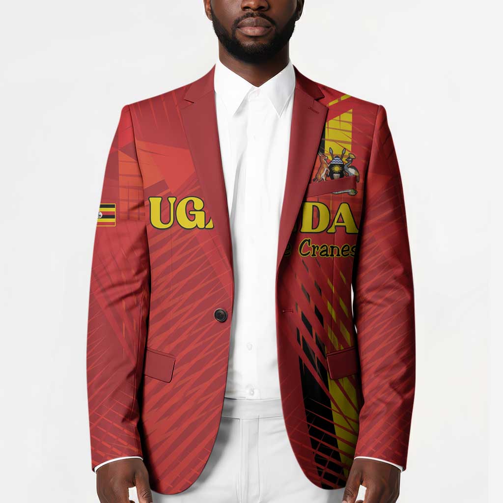 Custom Uganda Football Blazer Go Champions Cranes - Wonder Print Shop