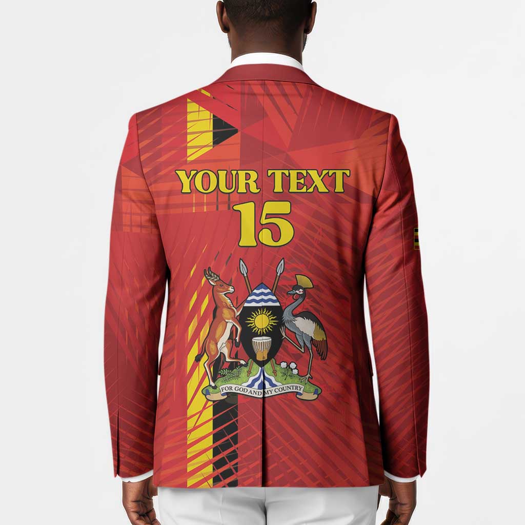 Custom Uganda Football Blazer Go Champions Cranes - Wonder Print Shop
