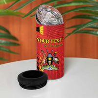 Custom Uganda Football 4 in 1 Can Cooler Tumbler Go Champions Cranes - Wonder Print Shop