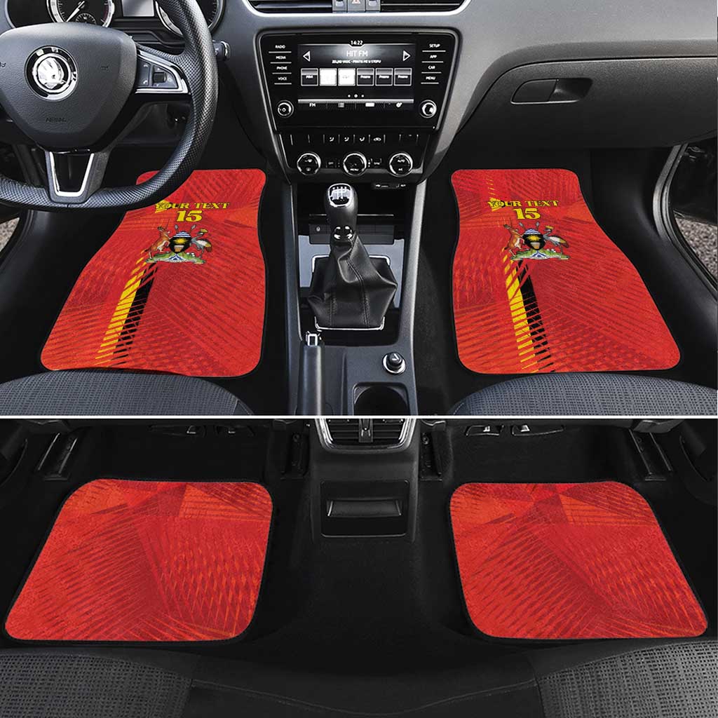 Custom Uganda Football Car Mats Go Champions Cranes - Wonder Print Shop