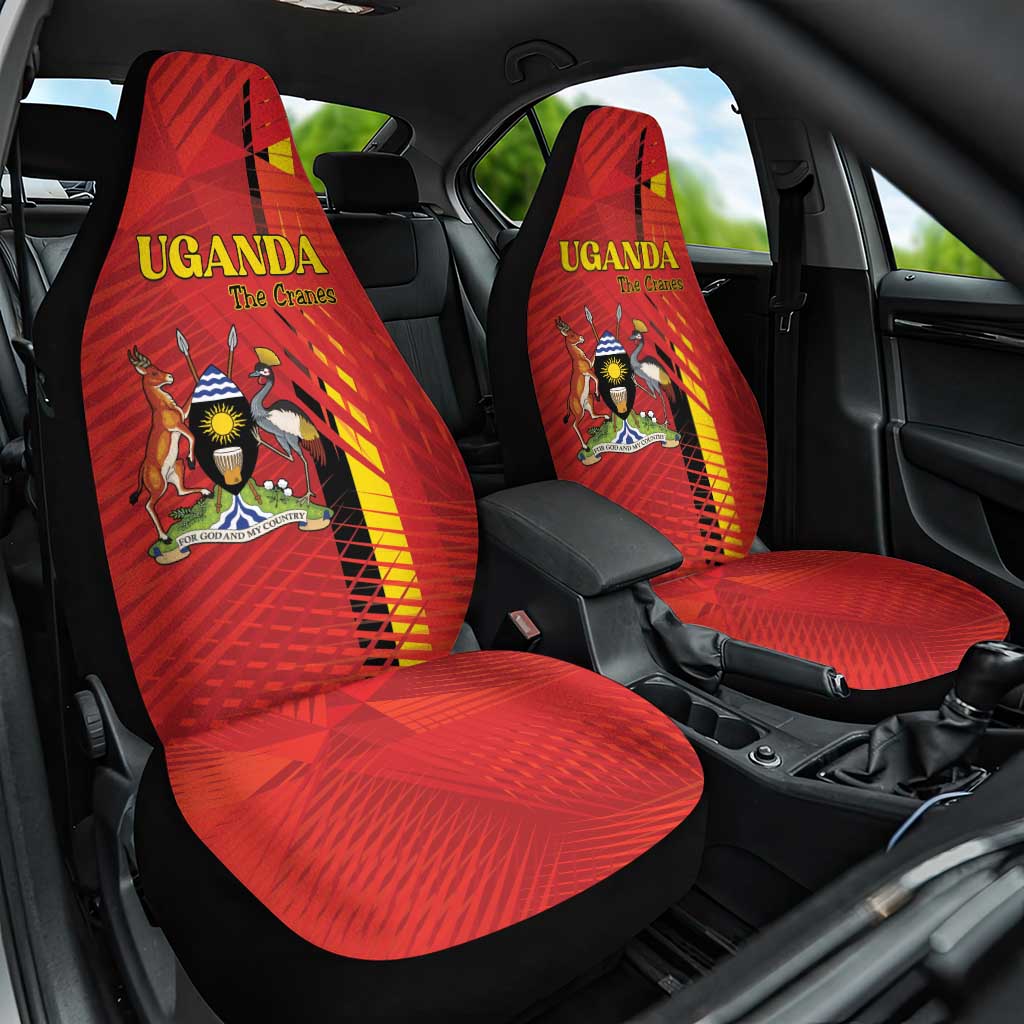 Uganda Football Car Seat Cover Go Champions Cranes - Wonder Print Shop