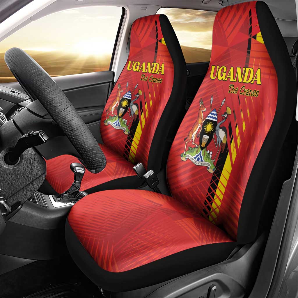 Uganda Football Car Seat Cover Go Champions Cranes - Wonder Print Shop