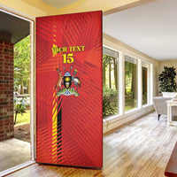 Custom Uganda Football Door Cover Go Champions Cranes - Wonder Print Shop