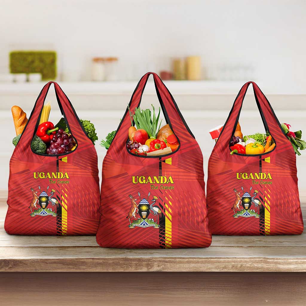 Uganda Football Grocery Bag Go Champions Cranes - Wonder Print Shop