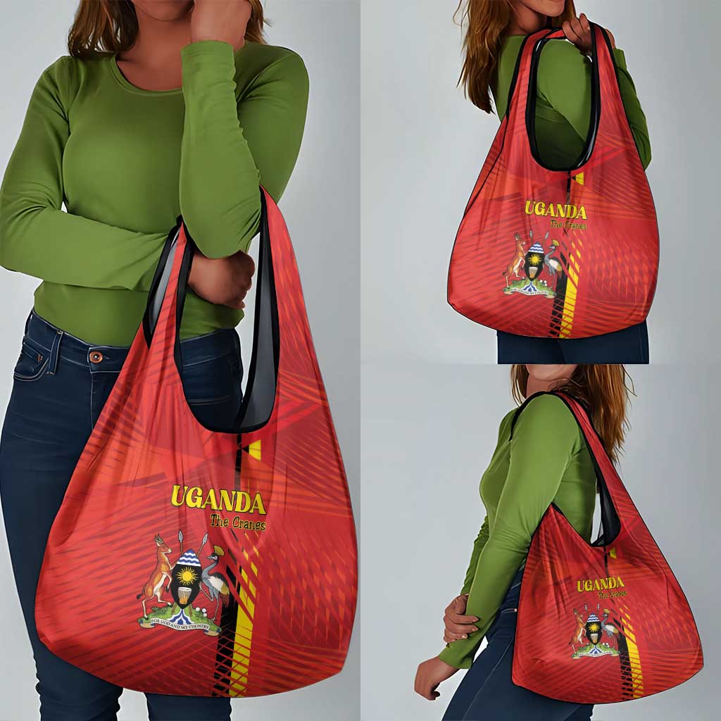 Uganda Football Grocery Bag Go Champions Cranes - Wonder Print Shop