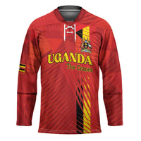 Custom Uganda Football Hockey Jersey Go Champions Cranes - Wonder Print Shop
