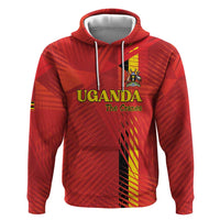 Custom Uganda Football Hoodie Go Champions Cranes - Wonder Print Shop
