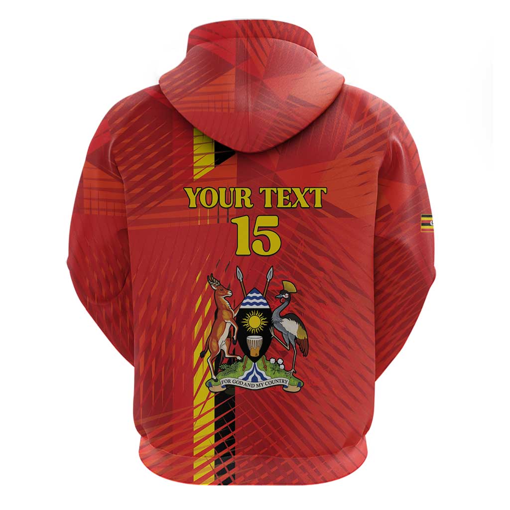 Custom Uganda Football Hoodie Go Champions Cranes - Wonder Print Shop