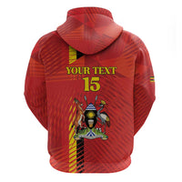 Custom Uganda Football Hoodie Go Champions Cranes - Wonder Print Shop