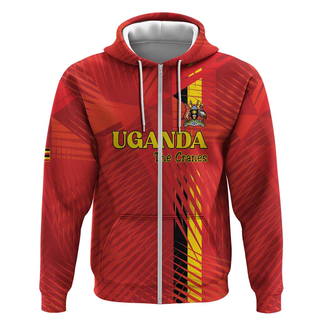 Custom Uganda Football Hoodie Go Champions Cranes - Wonder Print Shop