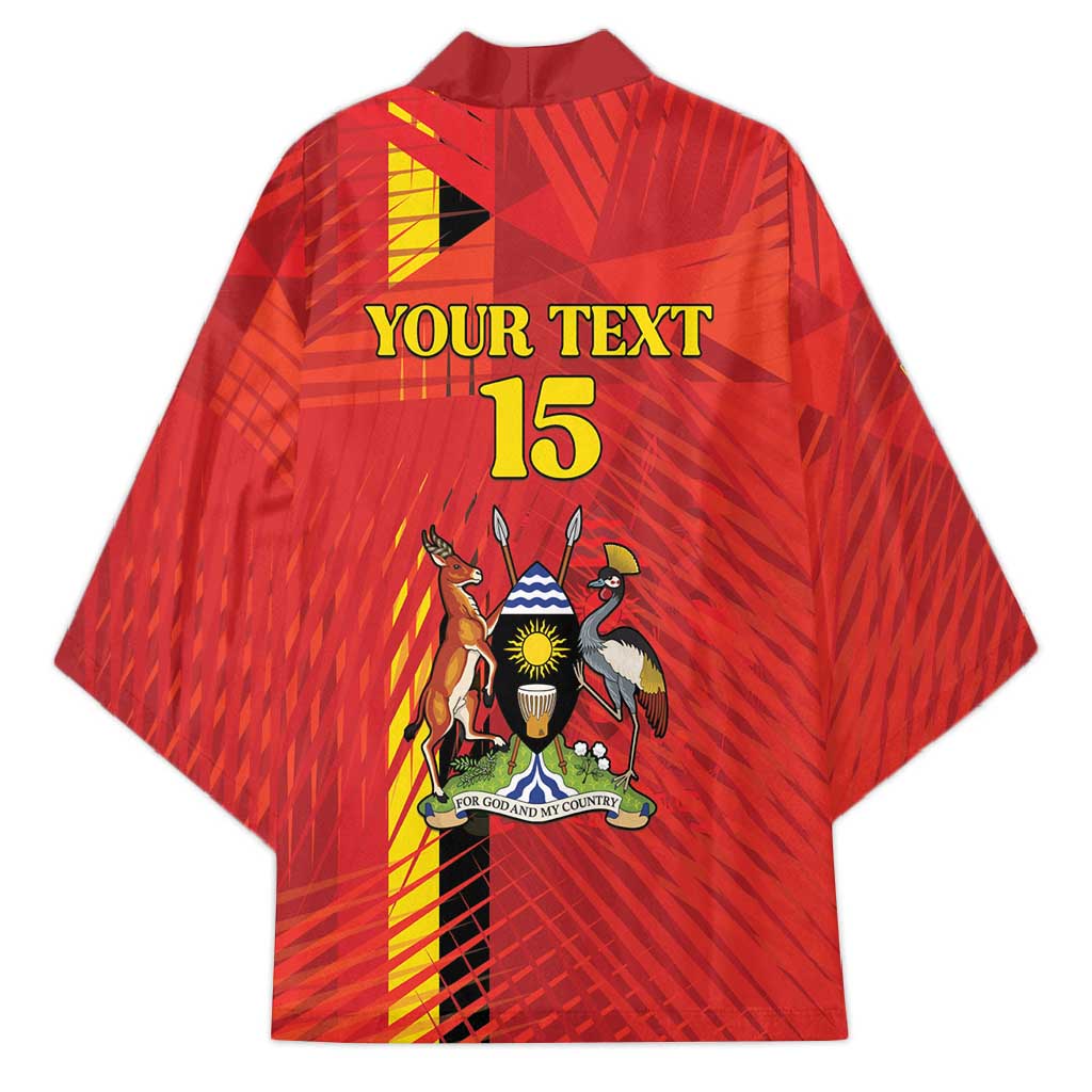 Custom Uganda Football Kimono Go Champions Cranes - Wonder Print Shop