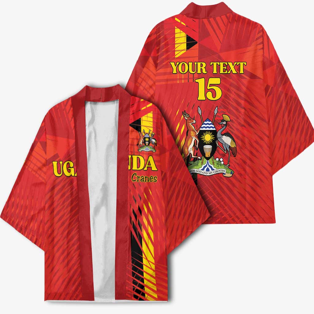 Custom Uganda Football Kimono Go Champions Cranes - Wonder Print Shop