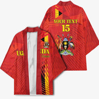 Custom Uganda Football Kimono Go Champions Cranes - Wonder Print Shop
