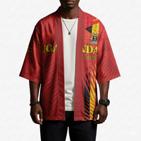 Custom Uganda Football Kimono Go Champions Cranes - Wonder Print Shop