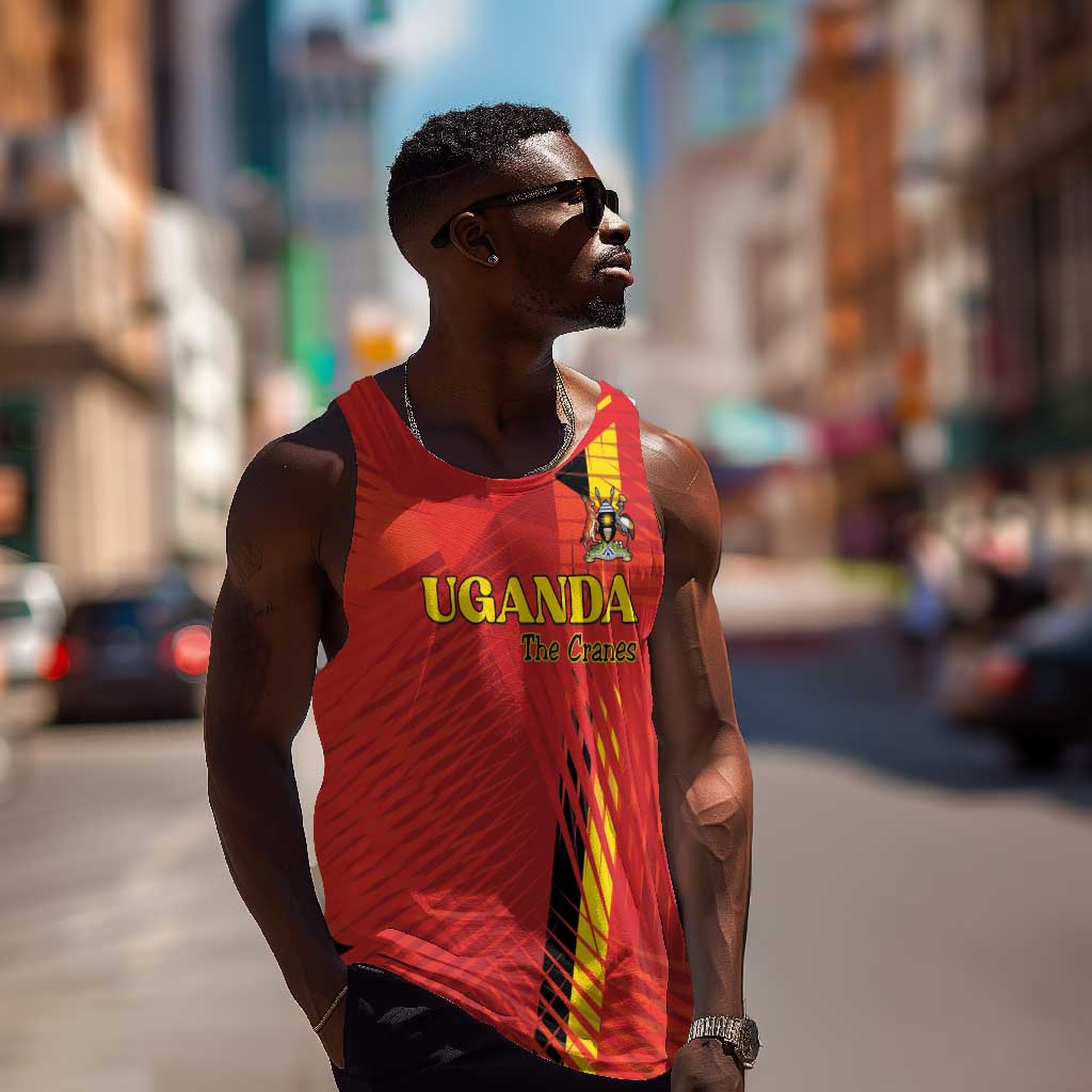 Custom Uganda Football Men Tank Top Go Champions Cranes - Wonder Print Shop