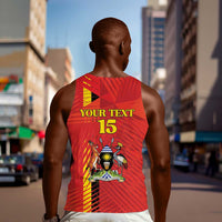 Custom Uganda Football Men Tank Top Go Champions Cranes - Wonder Print Shop