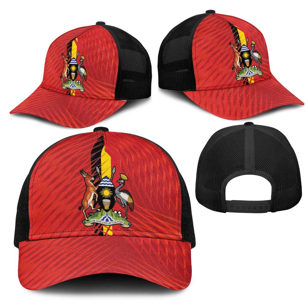 Uganda Football Mesh Trucker Cap Go Champions Cranes - Wonder Print Shop