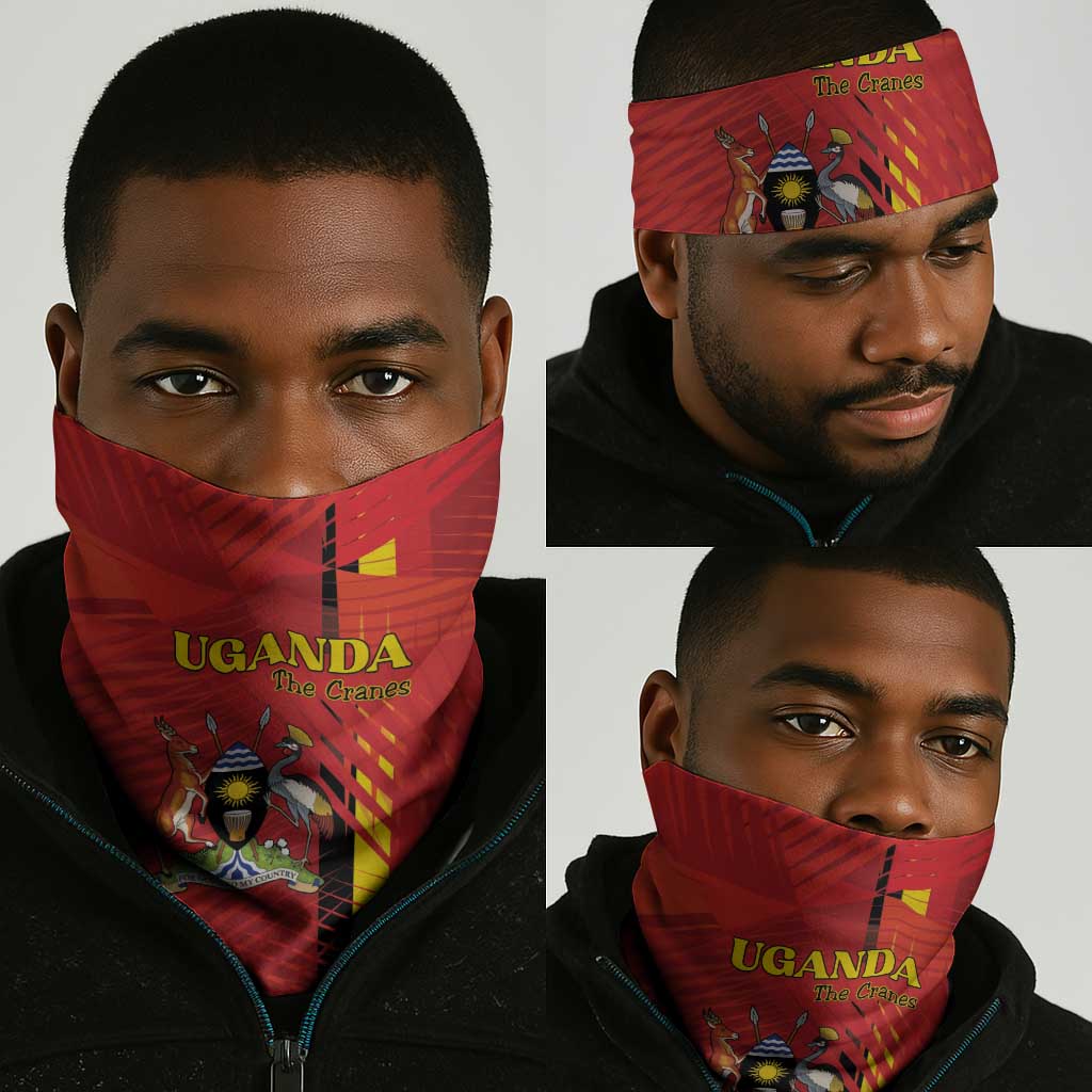Uganda Football Neck Gaiter Go Champions Cranes - Wonder Print Shop