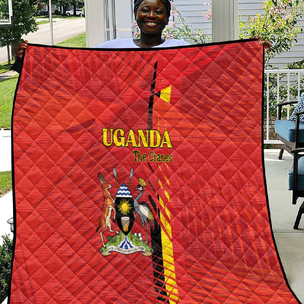 Uganda Football Quilt Go Champions Cranes - Wonder Print Shop
