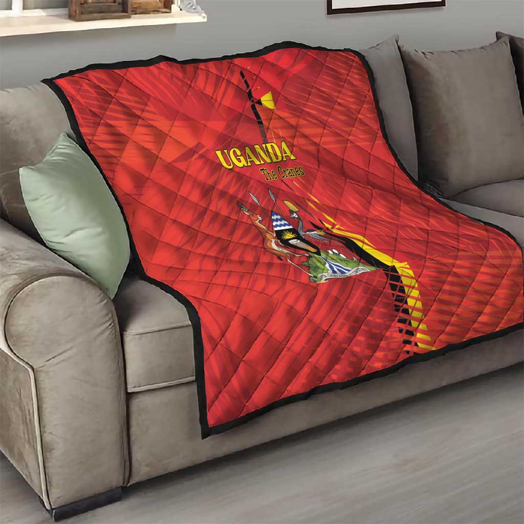 Uganda Football Quilt Go Champions Cranes - Wonder Print Shop