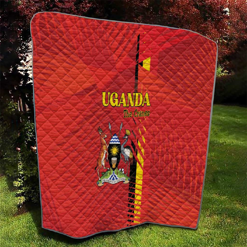 Uganda Football Quilt Go Champions Cranes - Wonder Print Shop