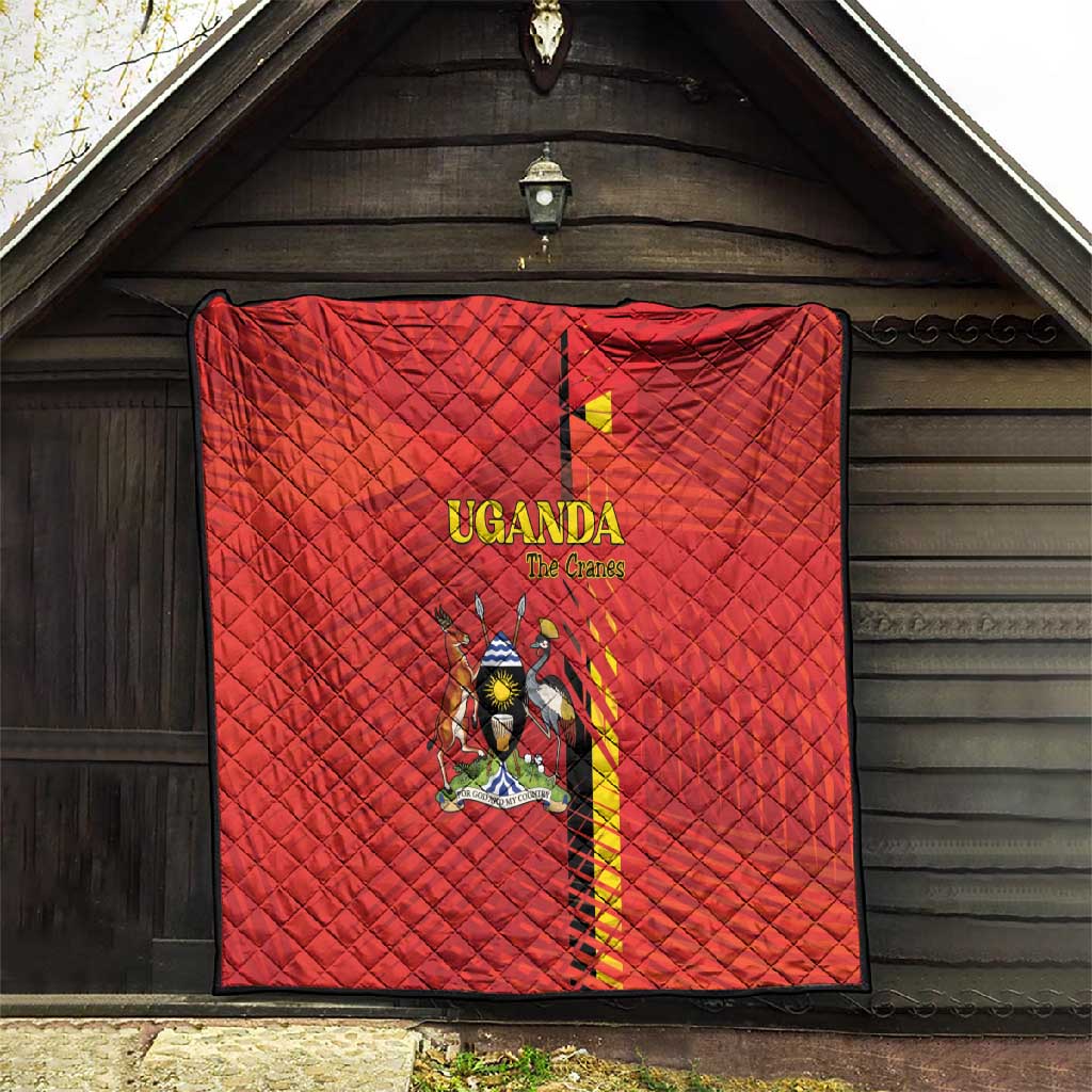 Uganda Football Quilt Go Champions Cranes - Wonder Print Shop