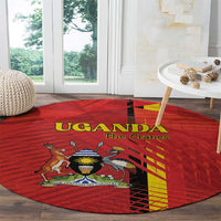 Uganda Football Round Carpet Go Champions Cranes - Wonder Print Shop