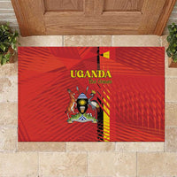 Uganda Football Rubber Doormat Go Champions Cranes - Wonder Print Shop