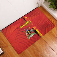 Uganda Football Rubber Doormat Go Champions Cranes - Wonder Print Shop
