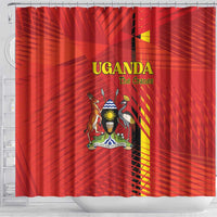 Uganda Football Shower Curtain Go Champions Cranes - Wonder Print Shop