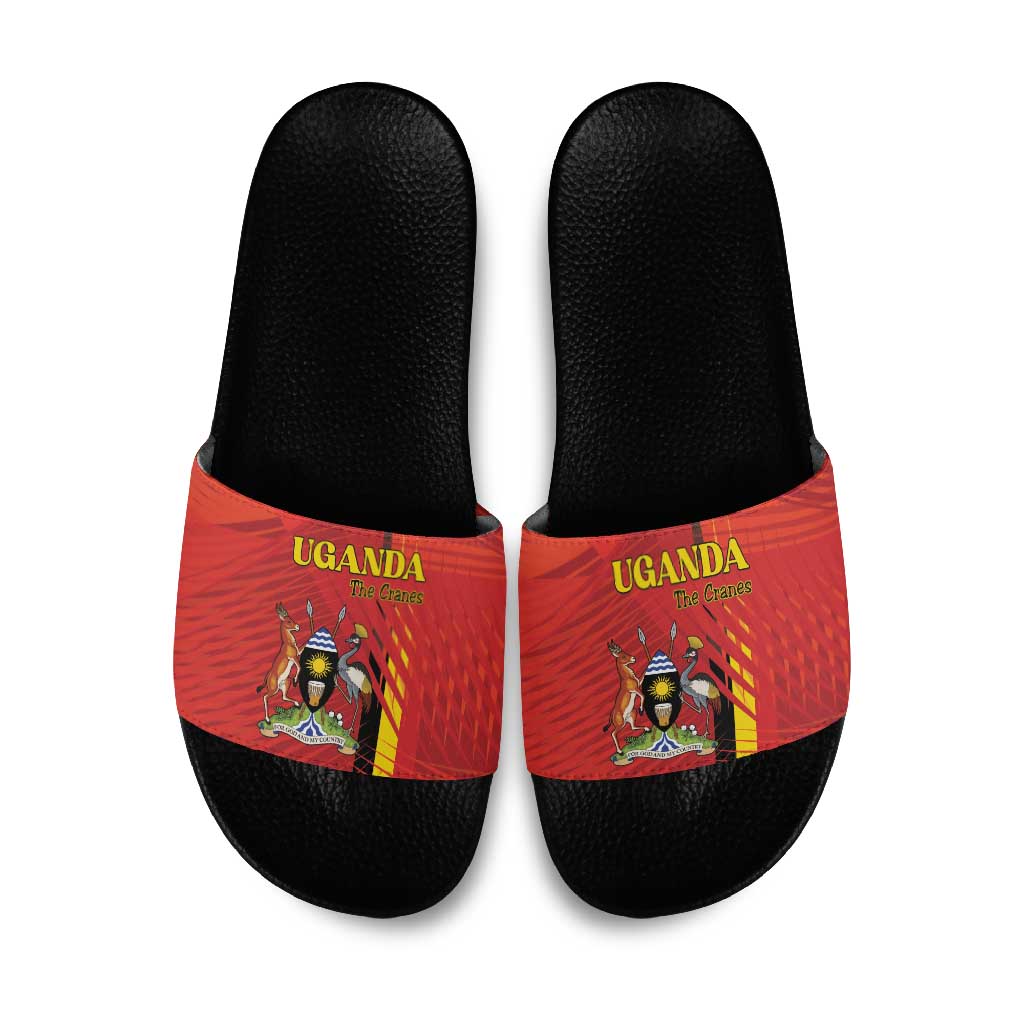 Uganda Football Slide Sandals Go Champions Cranes - Wonder Print Shop