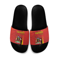 Uganda Football Slide Sandals Go Champions Cranes - Wonder Print Shop